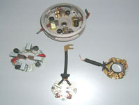 Brush frame assembly